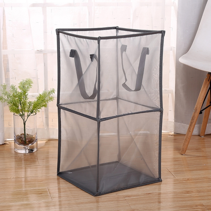 ランドリーバスケット 四角 折りたたみ | PlusNao | 詳細画像5 