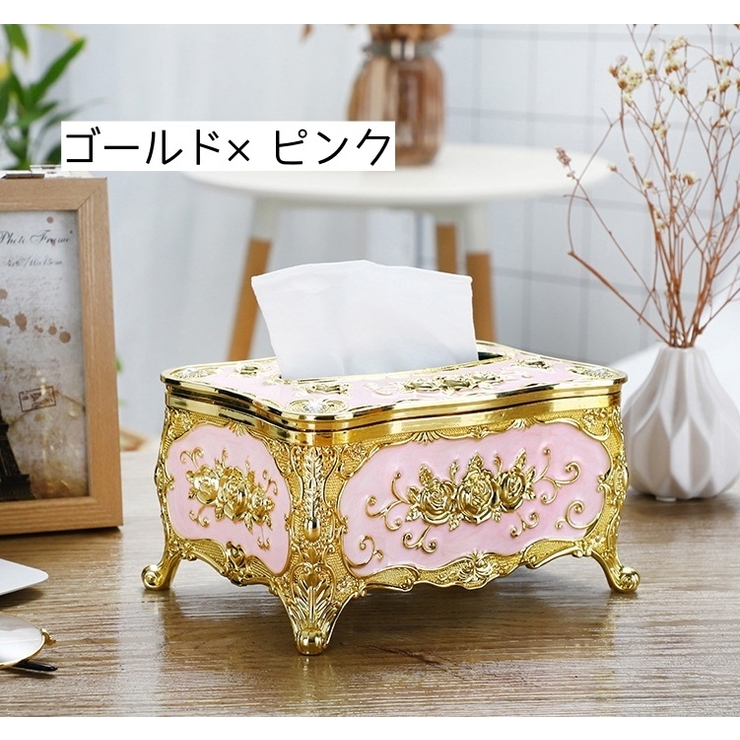 ティッシュケース ティッシュボックス アンティーク調 | PlusNao | 詳細画像4 