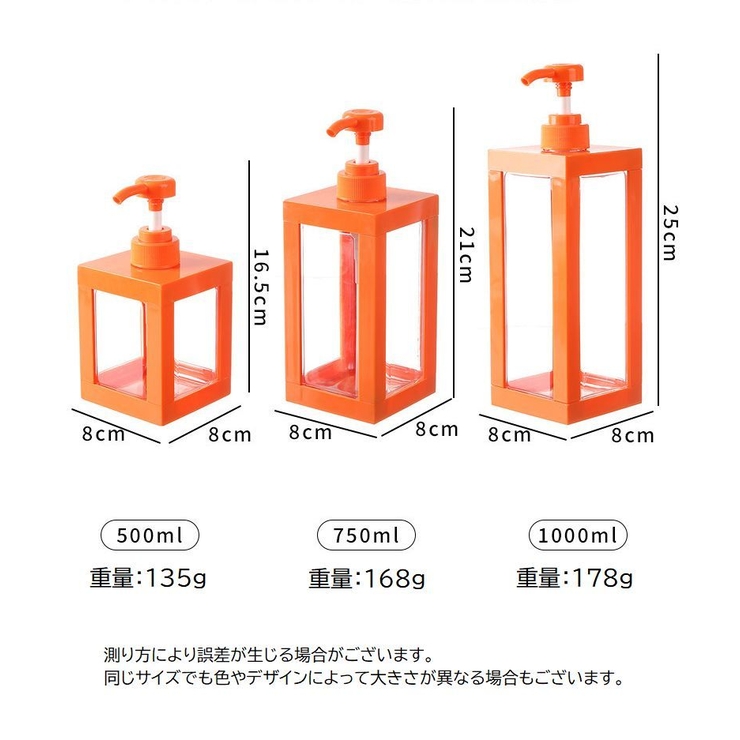 ソープボトル ディスペンサー 500ml | PlusNao | 詳細画像20 