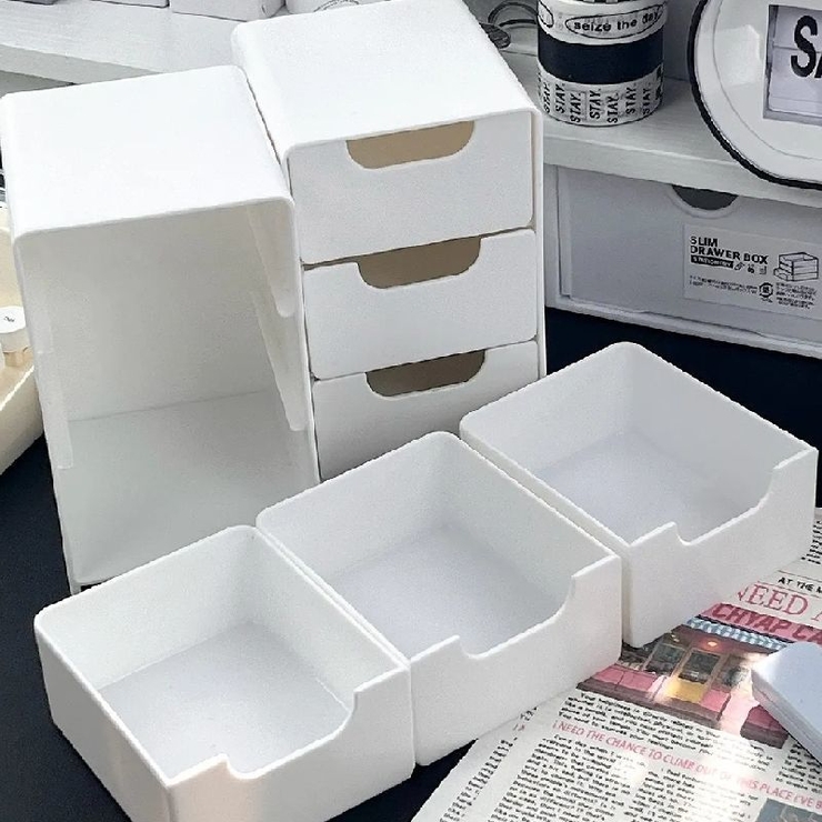 卓上収納ボックス 3段 収納ケース | PlusNao | 詳細画像3 