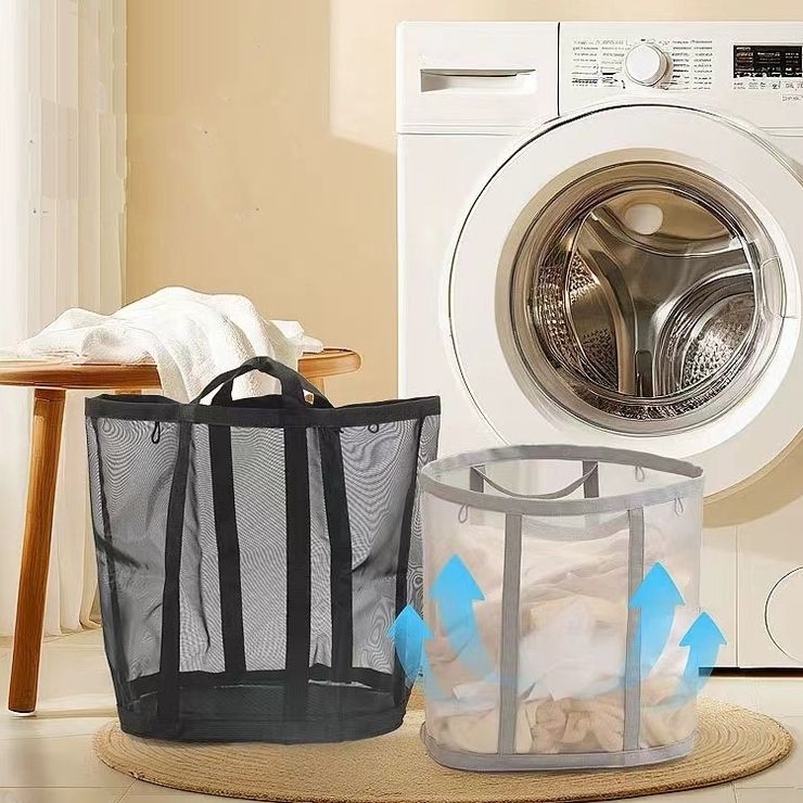 ランドリーバスケット 洗濯かご バッグ型 | PlusNao | 詳細画像2 