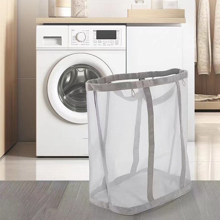 ランドリーバスケット 洗濯かご バッグ型 | PlusNao | 詳細画像3 