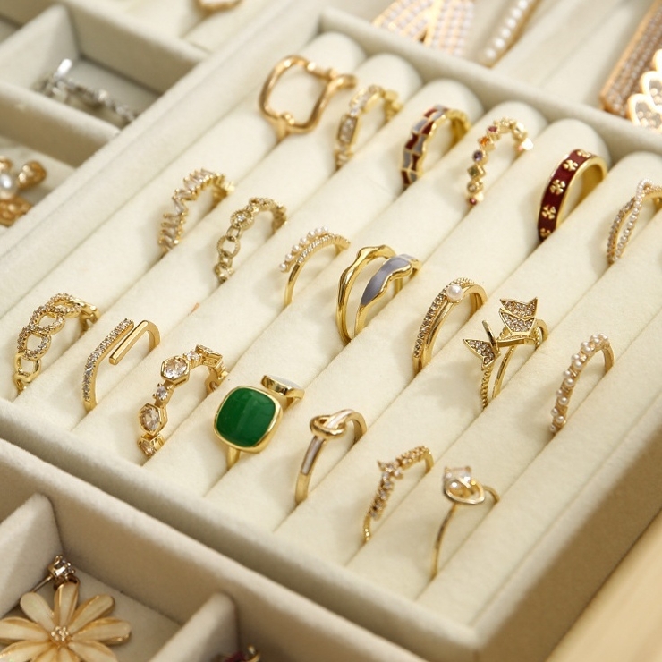 ジュエリーケース アクセサリーケース ジュエリーボックス | PlusNao | 詳細画像5 