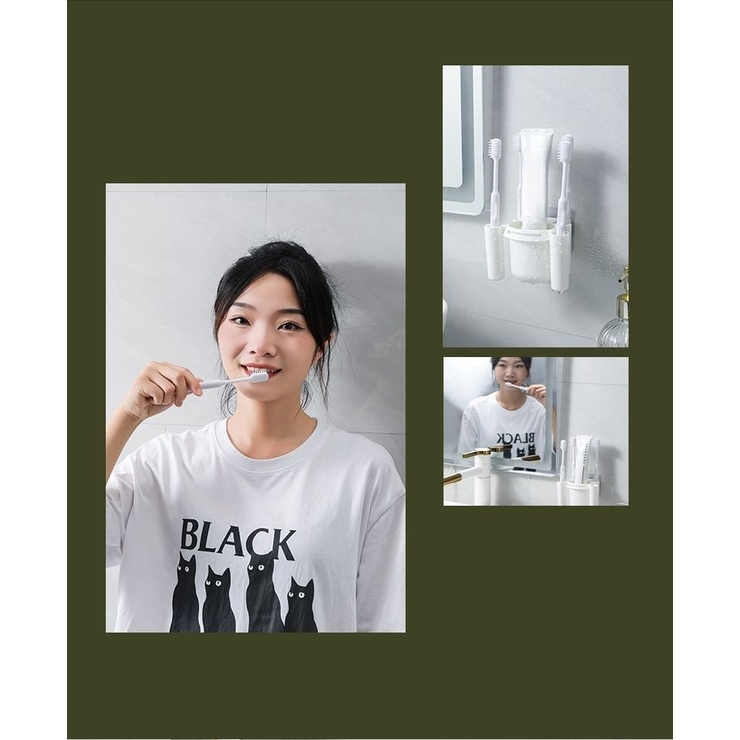 歯ブラシホルダー 歯ブラシケース 歯ブラシ置き | PlusNao | 詳細画像7 