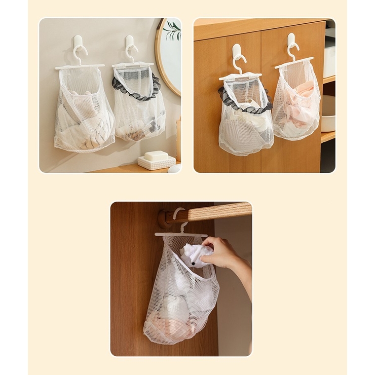 ランドリーバスケット 吊り下げ収納 収納ネット | PlusNao | 詳細画像9 