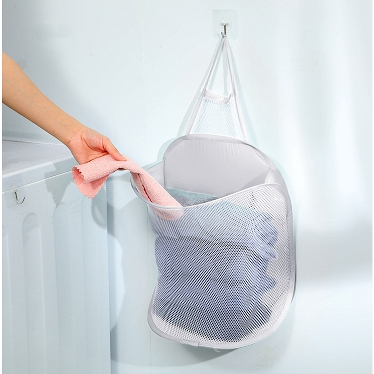 ランドリーバスケット フック付き ランドリー収納 | PlusNao | 詳細画像2 