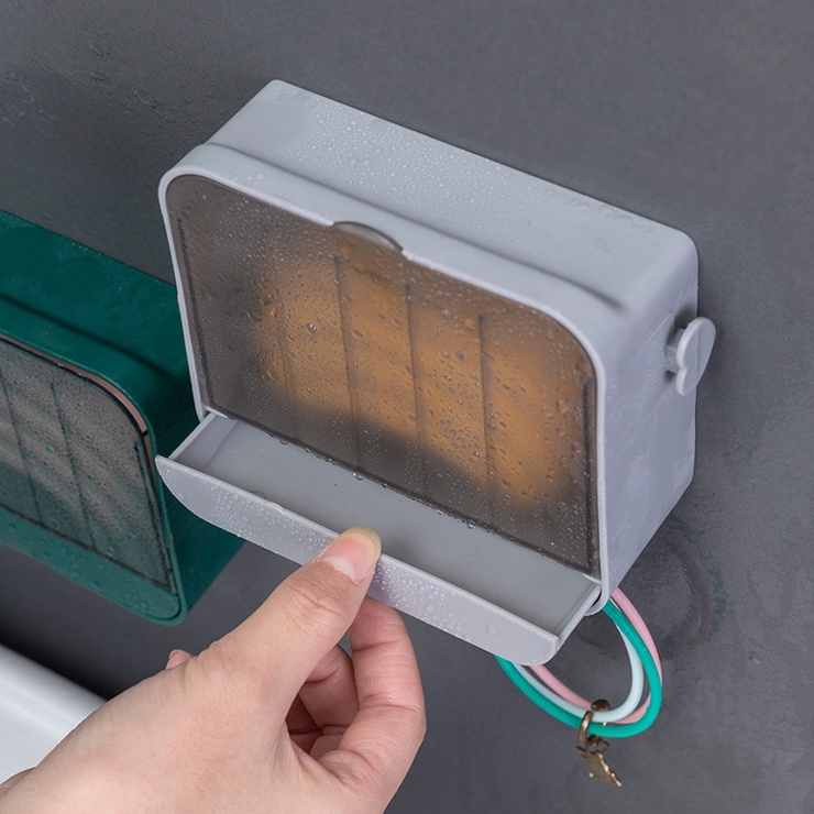 石鹸ケース 壁掛け 蓋付き | PlusNao | 詳細画像11 