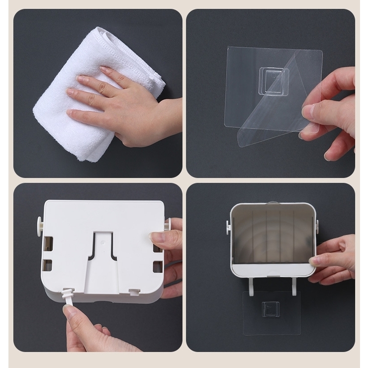 石鹸ケース 壁掛け 蓋付き | PlusNao | 詳細画像13 