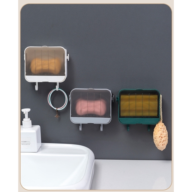 石鹸ケース 壁掛け 蓋付き | PlusNao | 詳細画像2 