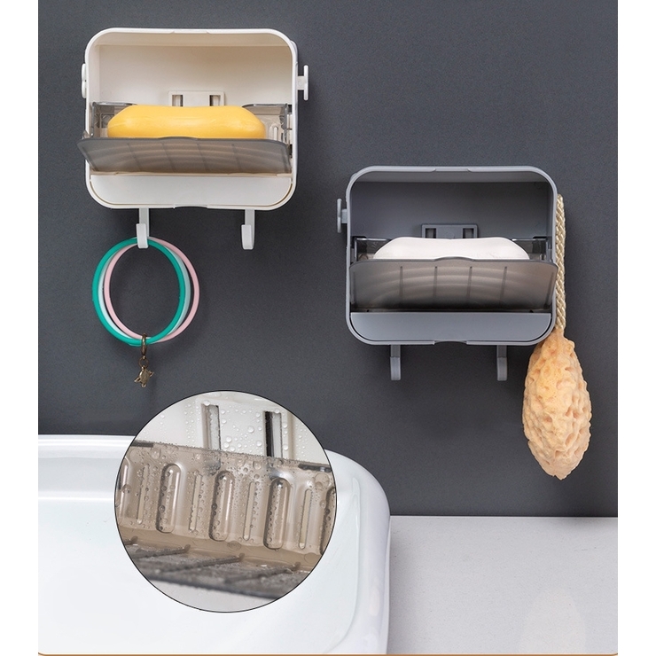 石鹸ケース 壁掛け 蓋付き | PlusNao | 詳細画像4 