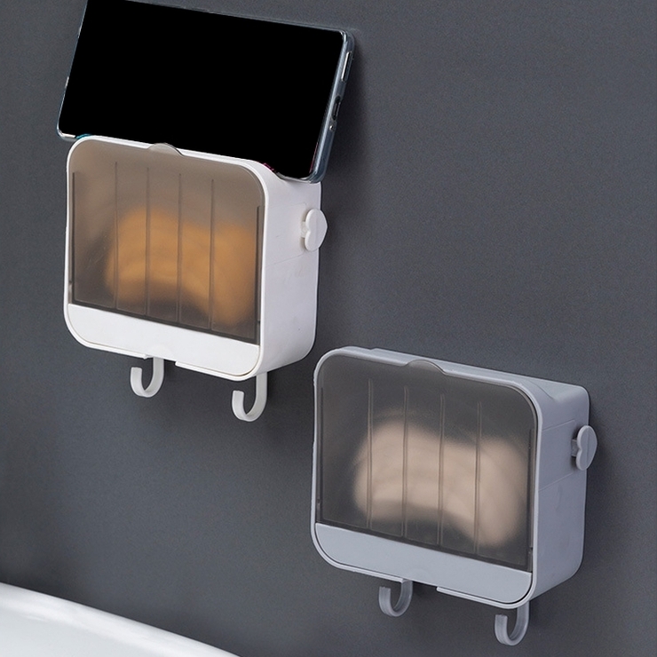 石鹸ケース 壁掛け 蓋付き | PlusNao | 詳細画像6 