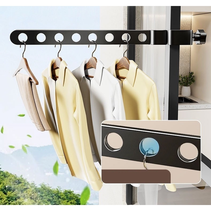 物干しハンガー 物干しラック 窓枠固定用 | PlusNao | 詳細画像3 