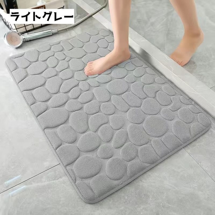 COLD PICNIC バスマット Footsie グレー