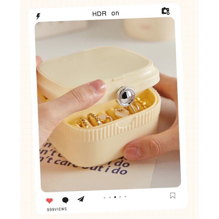 アクセサリーケース ジュエリーボックス コンパクト | PlusNao | 詳細画像4 