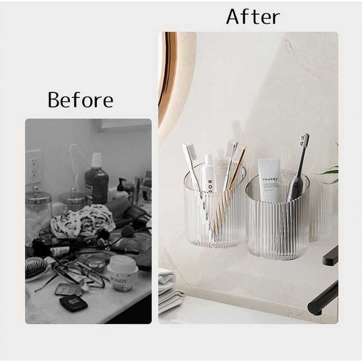 歯ブラシホルダー ハブラシスタンド ウォールラック | PlusNao | 詳細画像7 