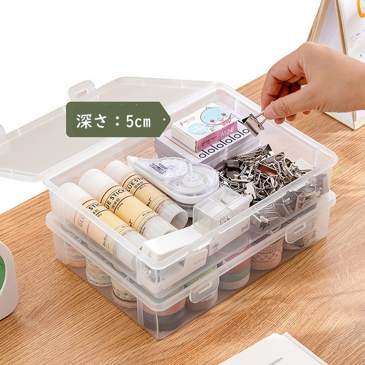 小物入れ プラスチックケース 仕切りなし | PlusNao | 詳細画像2 