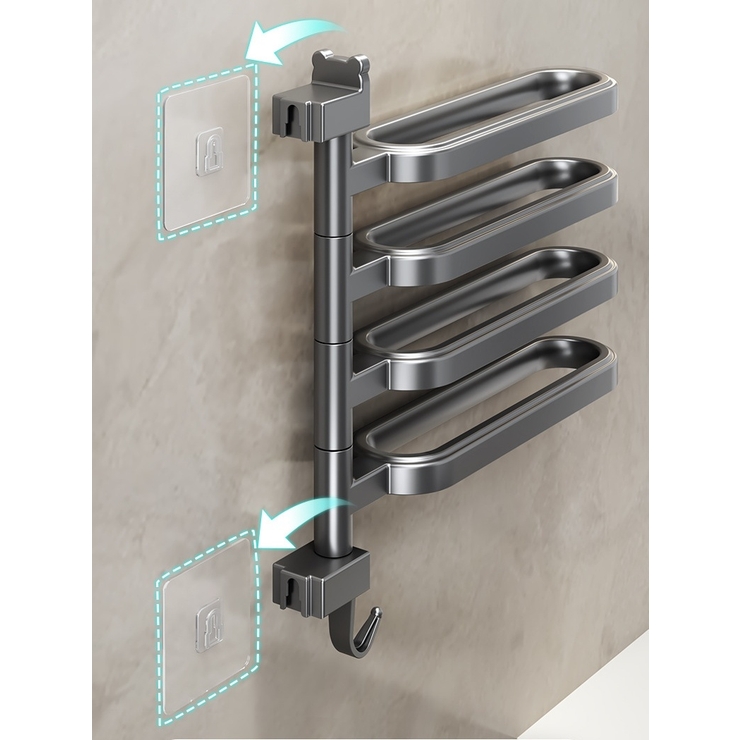 タオルハンガー タオル掛け タオルラック | PlusNao | 詳細画像3 