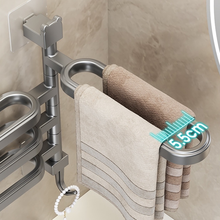 タオルハンガー タオル掛け タオルラック | PlusNao | 詳細画像7 