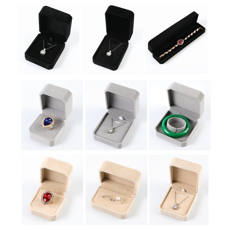 アクセサリーケース ジュエリーボックス ベロア調 | PlusNao | 詳細画像6 