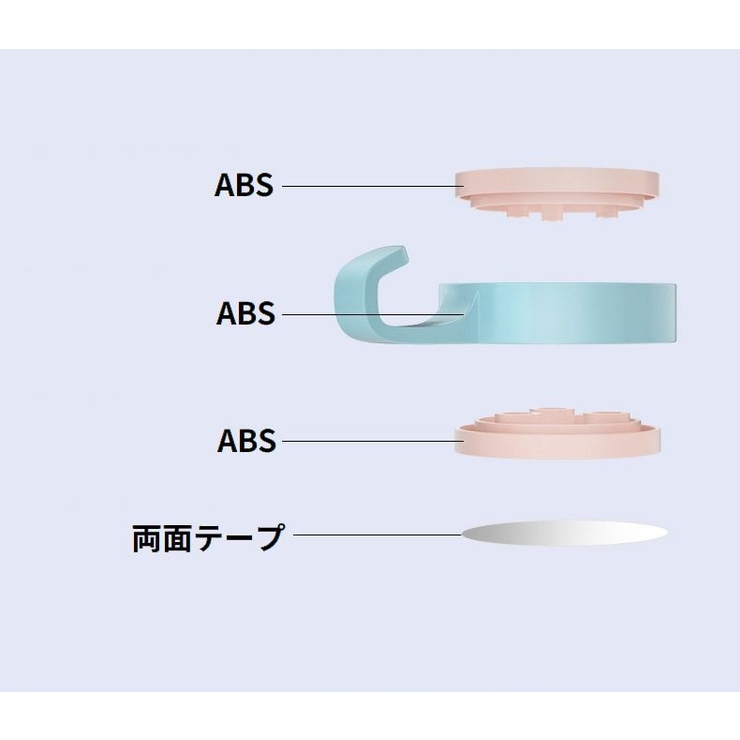 ウォールフック 3個組 壁掛け | PlusNao | 詳細画像8 