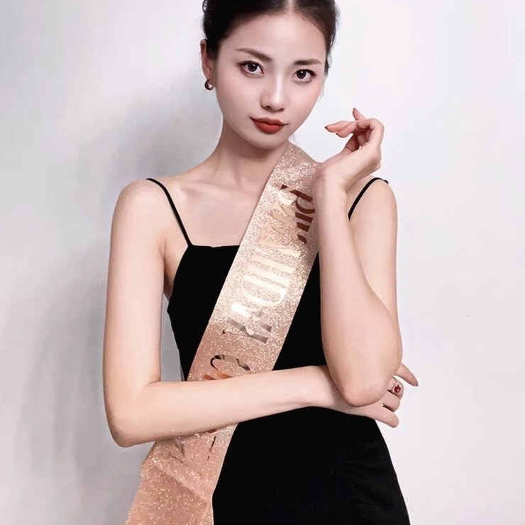 たすき 文字入り パーティー用 | PlusNao | 詳細画像2 