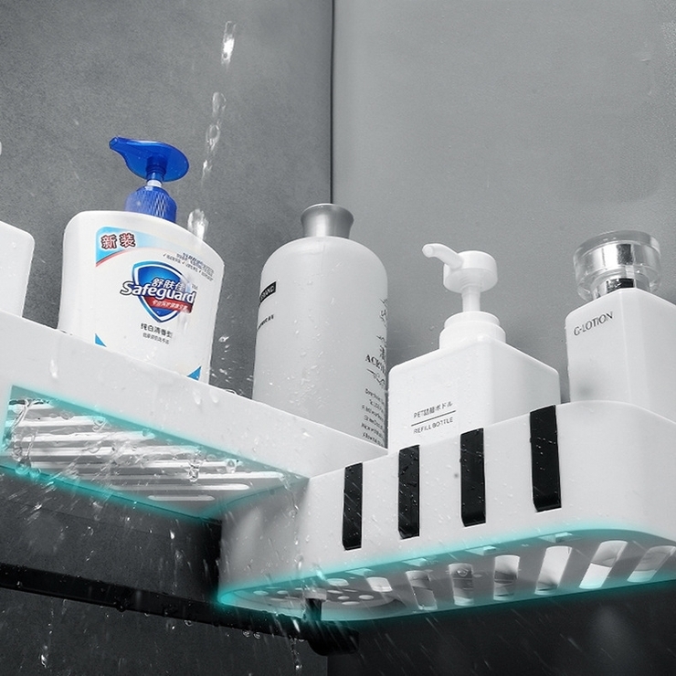 コーナーラック 粘着タイプ 浴室ラック | PlusNao | 詳細画像8 