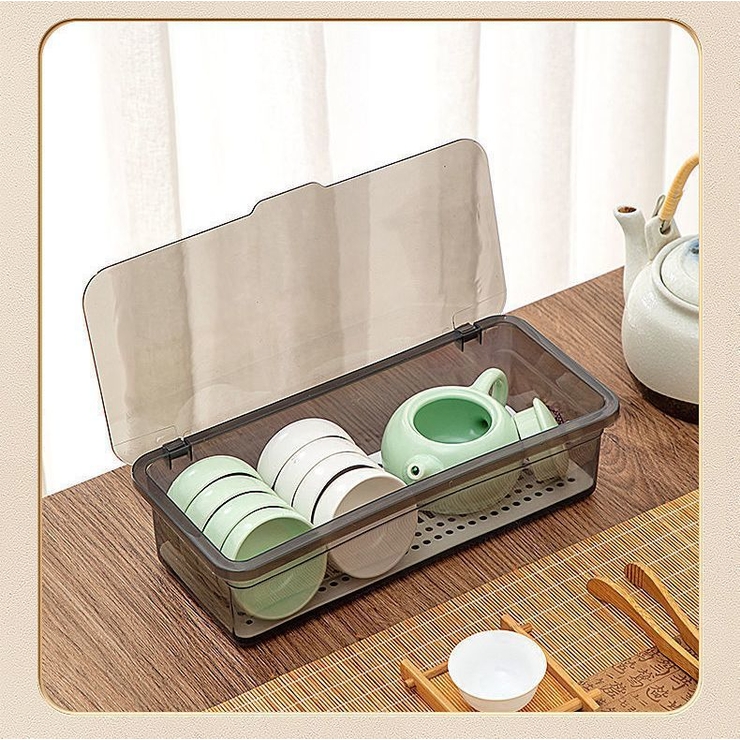 食器収納ボックス カトラリーケース 蓋付き[品番：FQ000230667