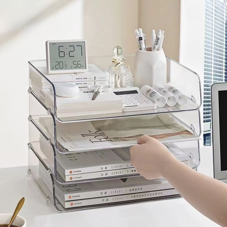 デスクトレー レタートレー 同色2個セット | PlusNao | 詳細画像2 