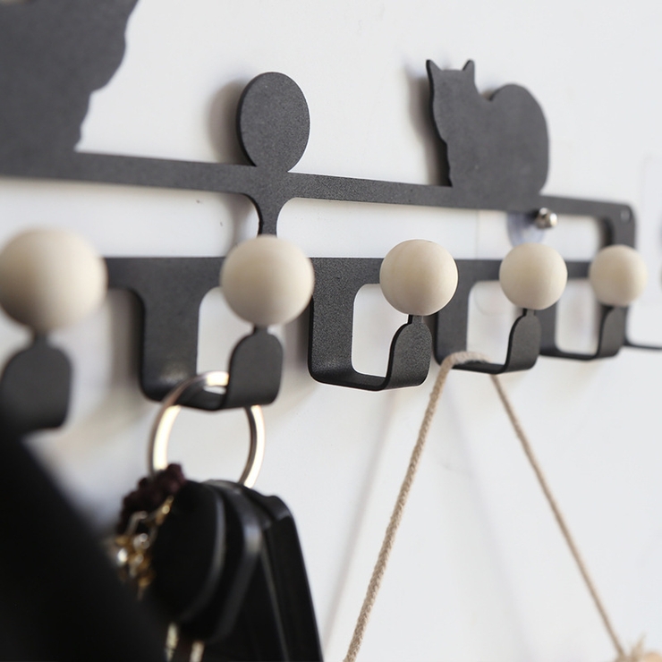 ウォールフック 壁面フック 8連 | PlusNao | 詳細画像6 