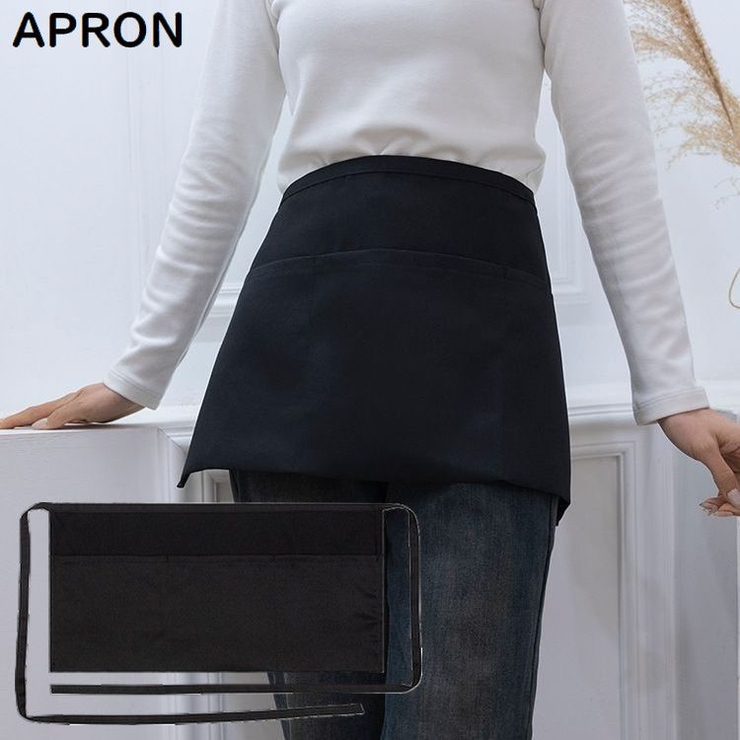 腰エプロン サロンエプロン ソムリエエプロン | PlusNao | 詳細画像1 