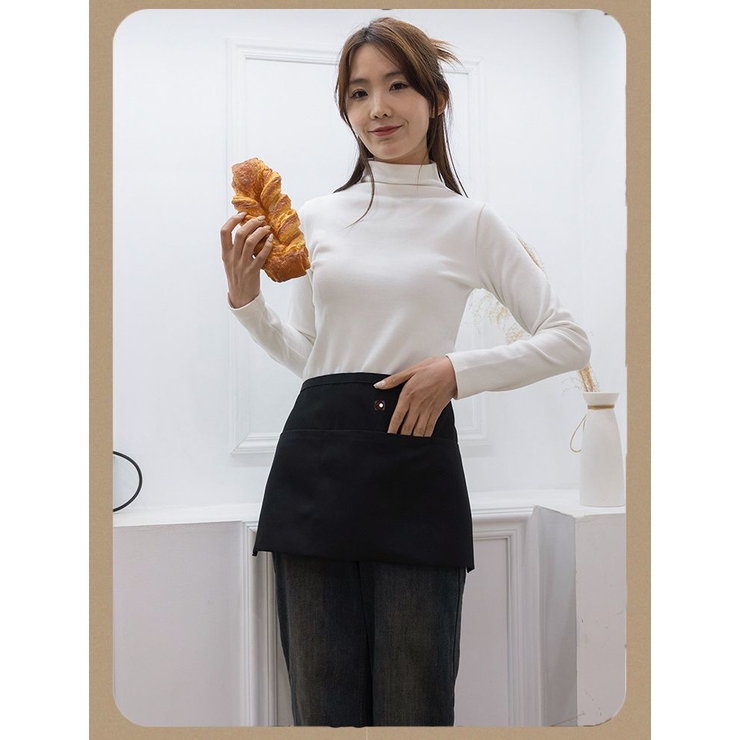 腰エプロン サロンエプロン ソムリエエプロン | PlusNao | 詳細画像2 