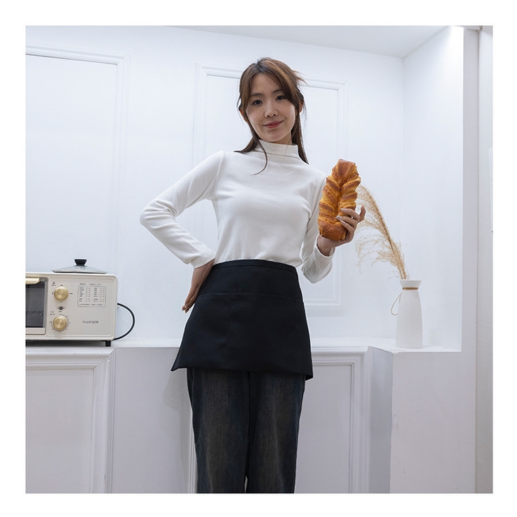 腰エプロン サロンエプロン ソムリエエプロン | PlusNao | 詳細画像5 