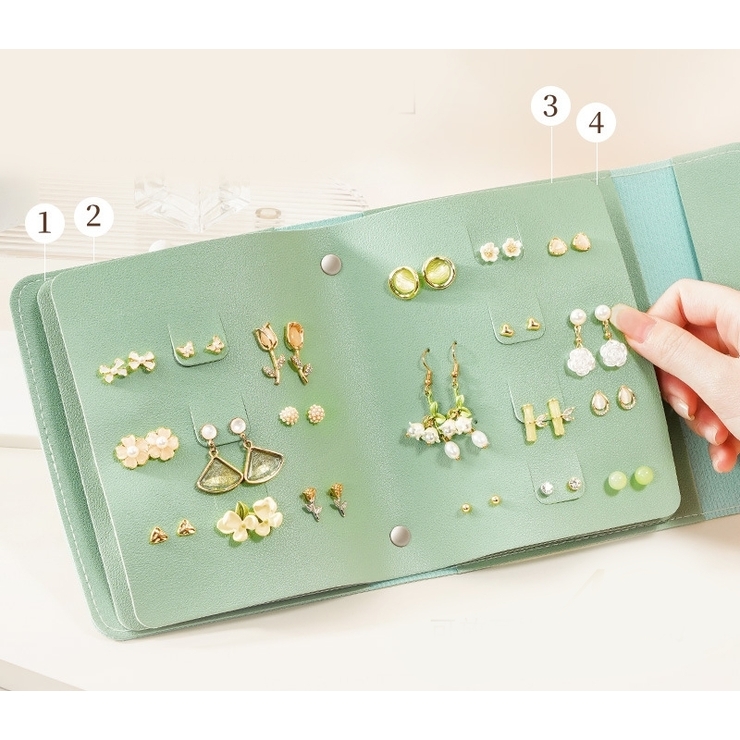 アクセサリーケース ピアスケース 手帳型 | PlusNao | 詳細画像5 