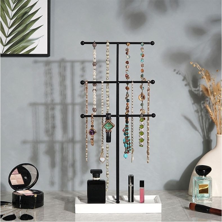 アクセサリースタンド 3列 ジュエリースタンド | PlusNao | 詳細画像2 