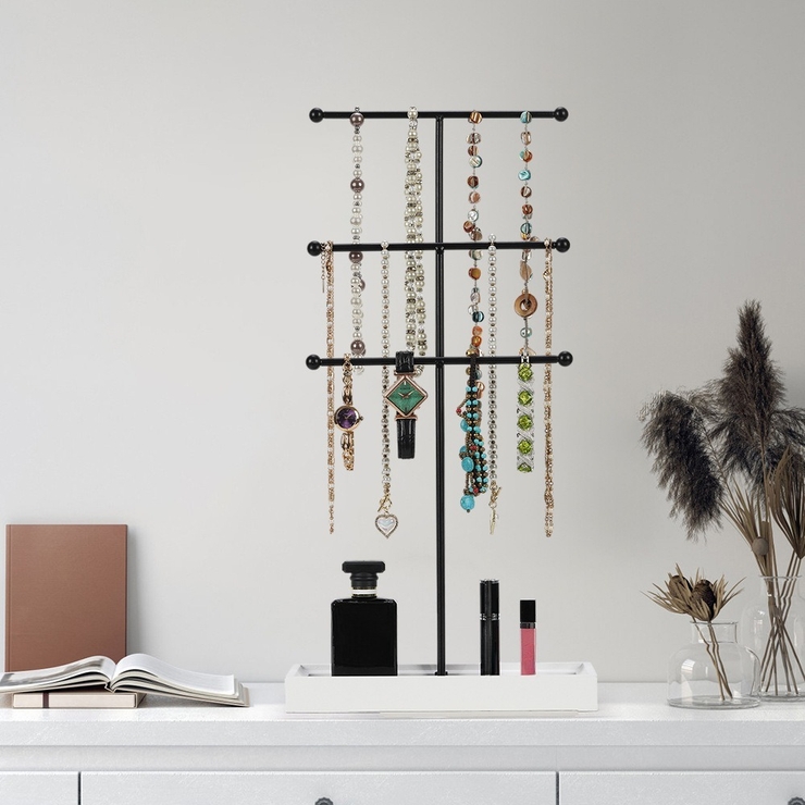 アクセサリースタンド 3列 ジュエリースタンド | PlusNao | 詳細画像3 