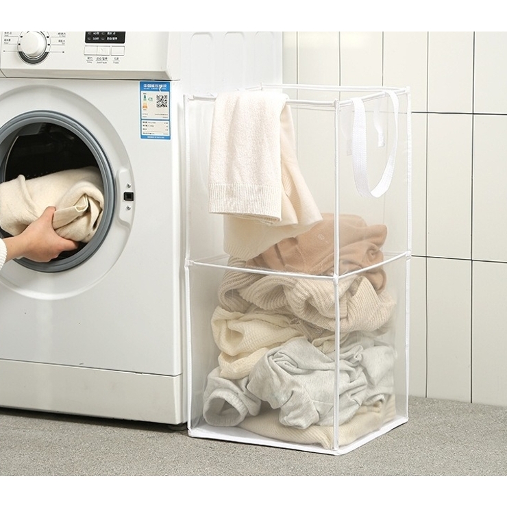 ランドリーバスケット 折りたたみ 四角 | PlusNao | 詳細画像8 