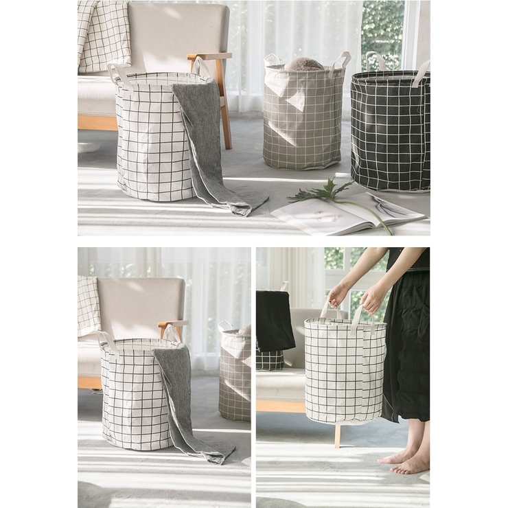 ランドリーバスケット 折りたたみ式 ランドリーかご | PlusNao | 詳細画像4 