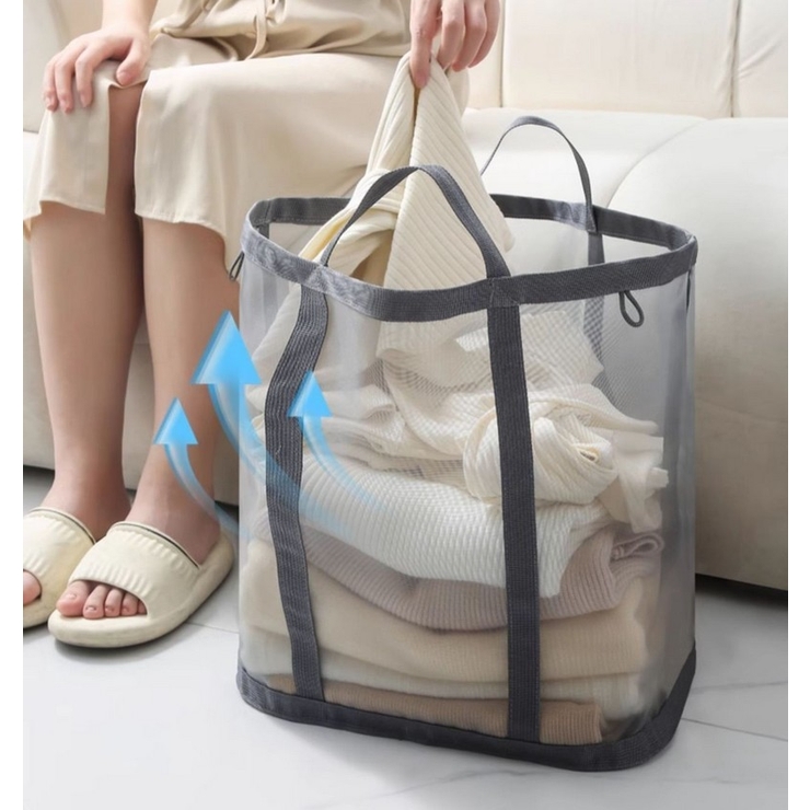 ランドリーバスケット ランドリーバッグ 洗濯カゴ | PlusNao | 詳細画像2 