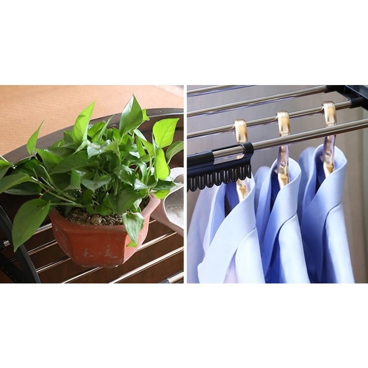 物干しラック ベランダハンガー 靴乾燥ラック | PlusNao | 詳細画像7 