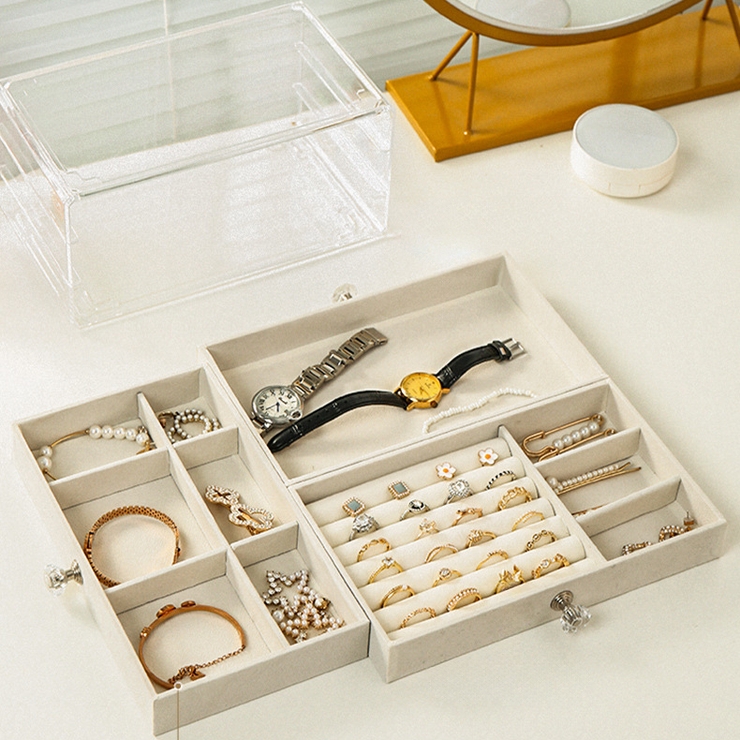 アクセサリーケース ジュエリーボックス 収納 | PlusNao | 詳細画像6 