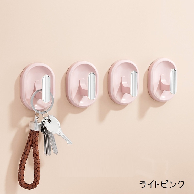 粘着フック 同色4個セット ウォールフック | PlusNao | 詳細画像11 