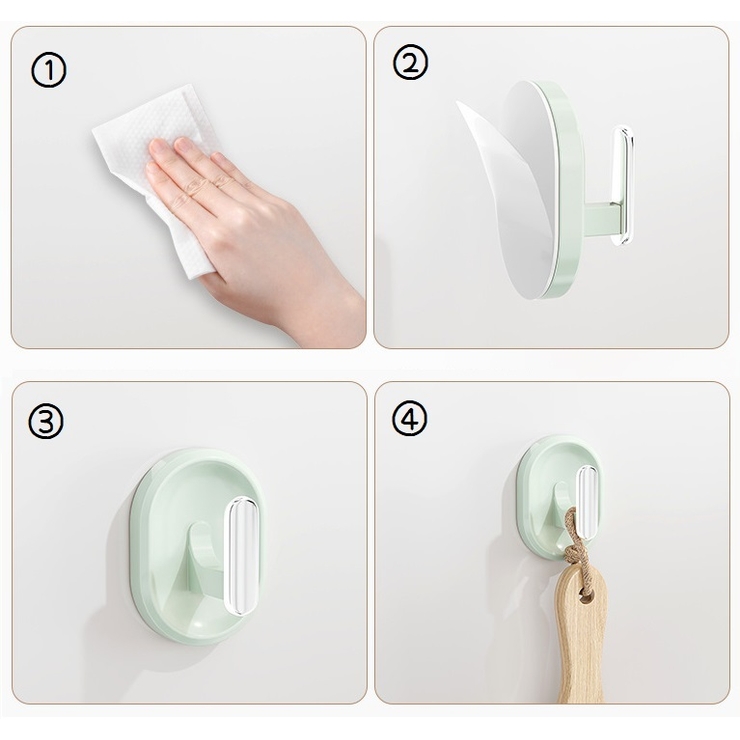 粘着フック 同色4個セット ウォールフック | PlusNao | 詳細画像9 