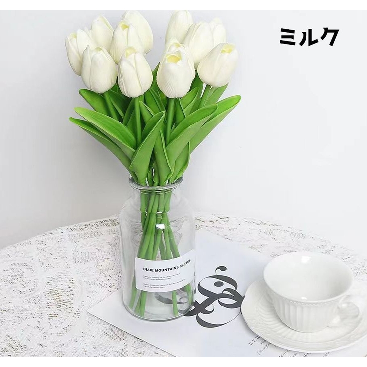 造花 チューリップ 同色10本セット | PlusNao | 詳細画像14 