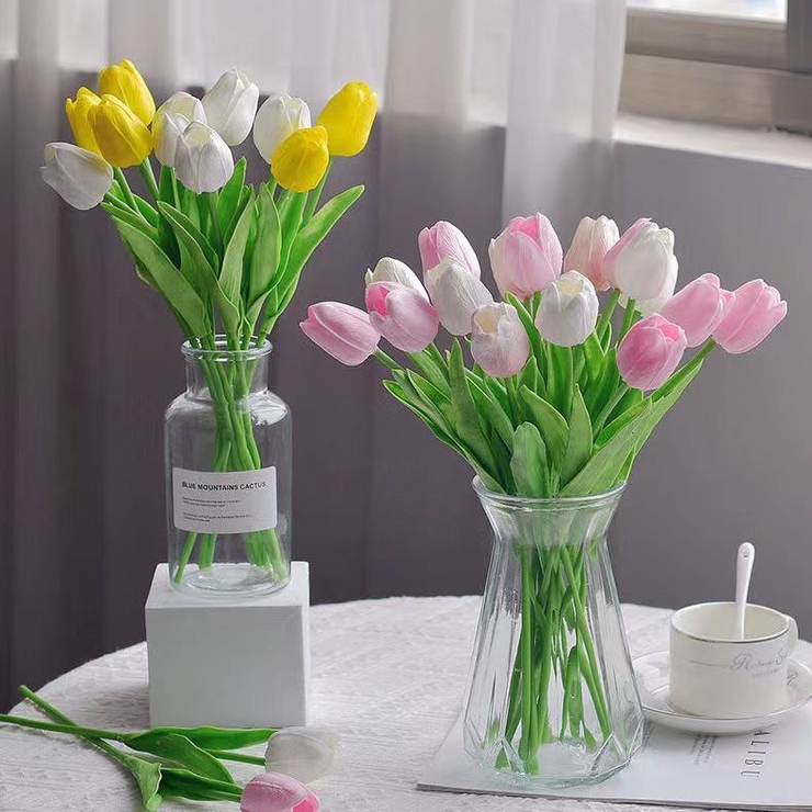 造花 チューリップ 同色10本セット | PlusNao | 詳細画像2 