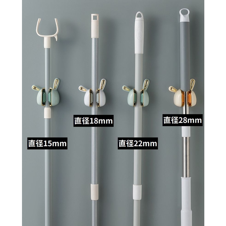 モップホルダー ほうきホルダー ローラーフック | PlusNao | 詳細画像10 