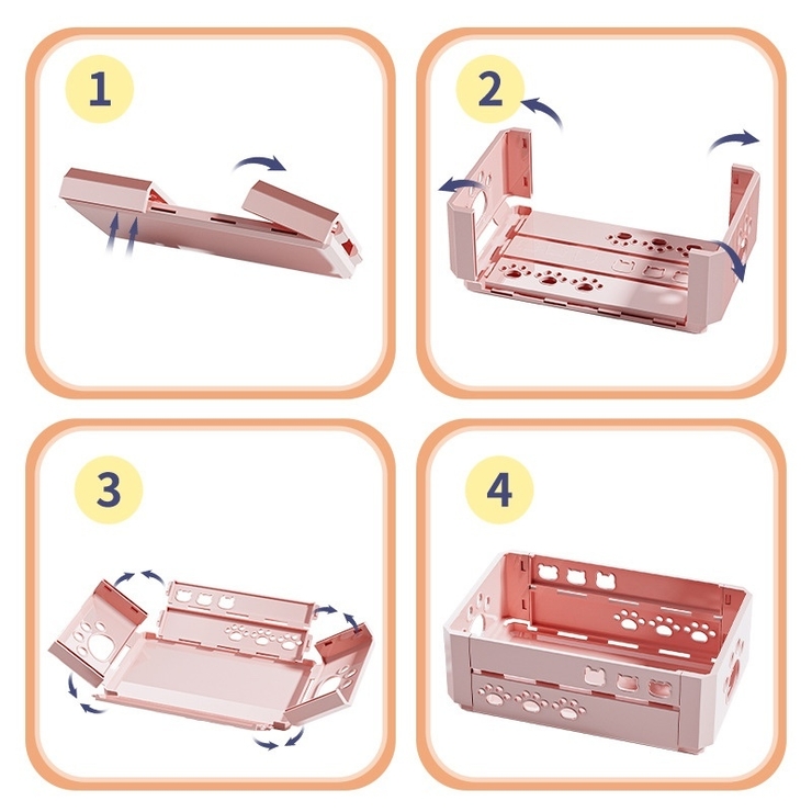 卓上収納ボックス 折りたたみ メイクボックス | PlusNao | 詳細画像16 