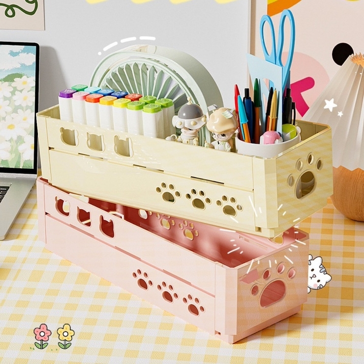 卓上収納ボックス 折りたたみ メイクボックス | PlusNao | 詳細画像5 