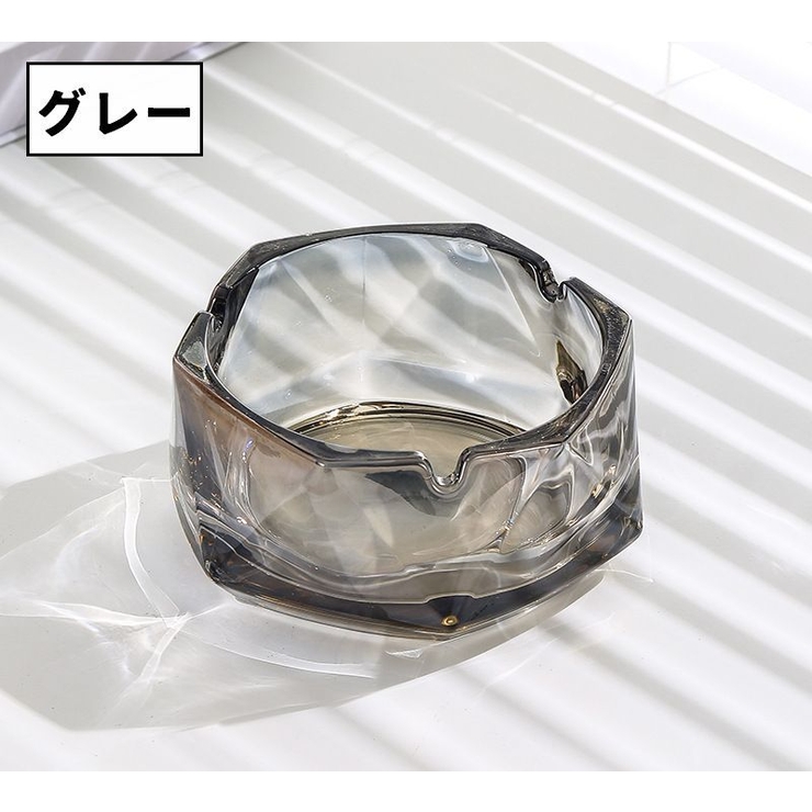 灰皿 アクセサリートレイ ガラス製[品番：FQ000236956]｜PlusNao