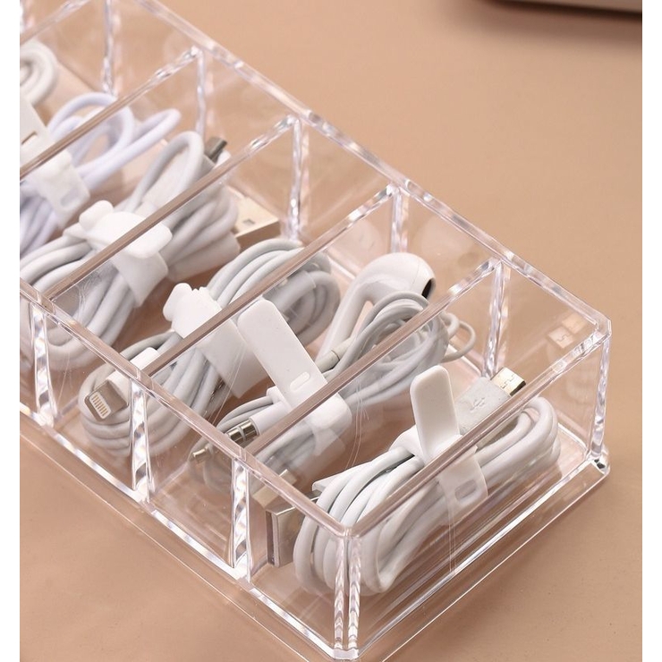 ケーブル収納ケース ケーブル収納ボックス 仕切り付き | PlusNao | 詳細画像9 