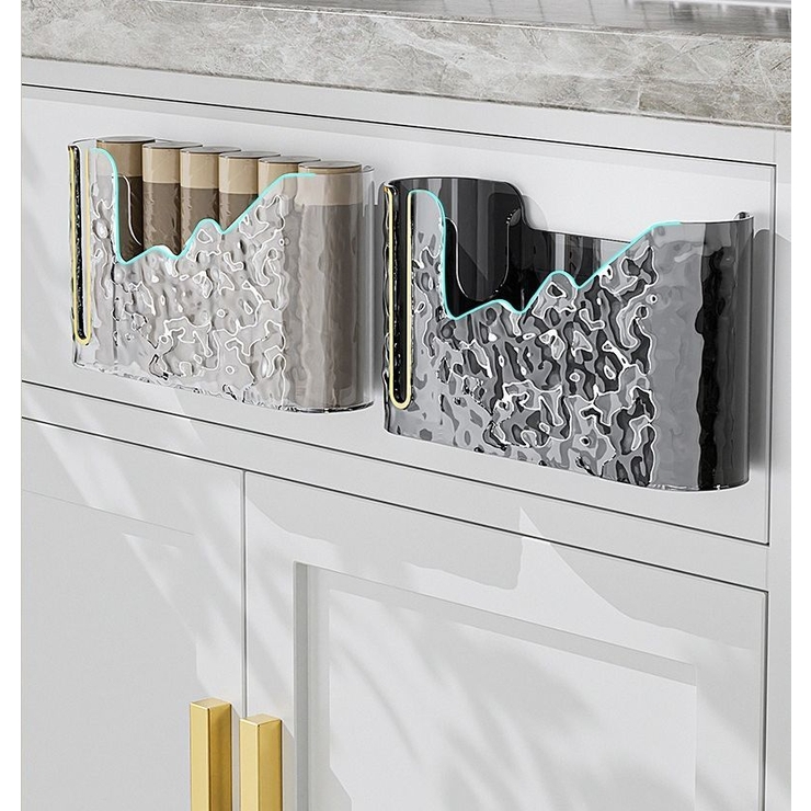 ゴミ袋ホルダー ゴミ袋ディスペンサー 粘着式 | PlusNao | 詳細画像2 